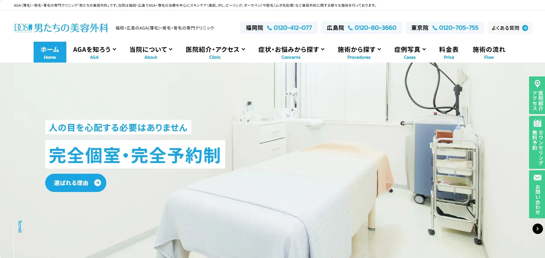 男たちの美容外科