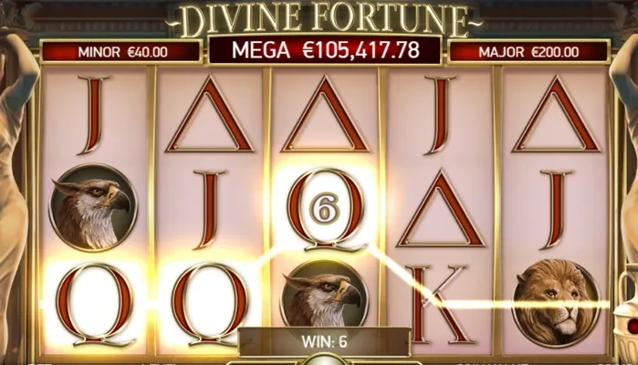 Divine Fortuneのペイライン